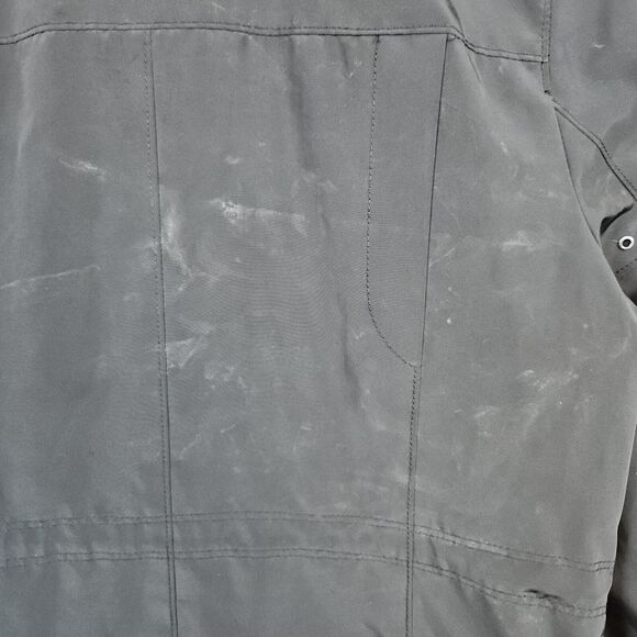 Calvin Klein Black Size L Chore Jacket/Coat Parka With 4 Front Pockets SPLOTCHES - Picture 15 of 16